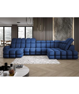 Narożnik TOLLO XL Prawostronny Elektryczna regulacja Tkanina SOLAR 79 WERSAL