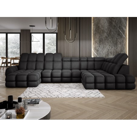 Narożnik TOLLO XL Prawostronny Elektryczna regulacja Tkanina SOLAR 99 WERSAL