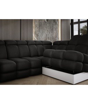 Narożnik TOLLO XL Prawostronny Elektryczna regulacja Tkanina SOLAR 99 WERSAL