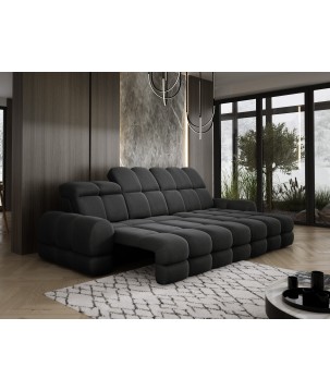 Narożnik TOLLO MINI S Prawostronny Elektryczna regulacja Solar 99 kolor Antracytowy WERSAL