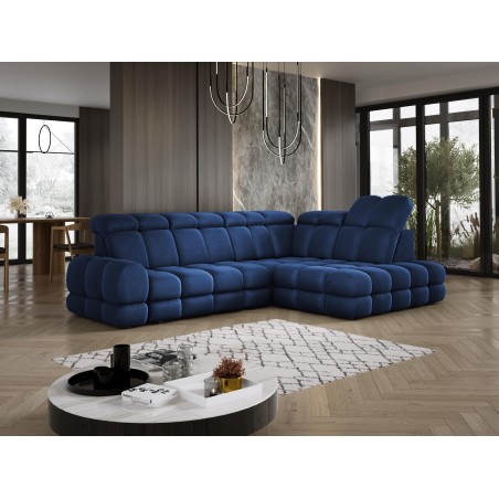 Narożnik TOLLO L Prawostronny Elektryczna regulacja Solar 79 kolor Niebieski WERSAL