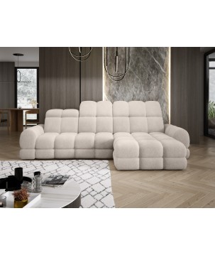 Narożnik TOLLO MINI S Prawostronny Elektryczna regulacja Bubble 03 kolor Beżowy WERSAL