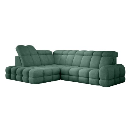 Narożnik TOLLO L Lewostronny Elektryczna regulacja Bubble 12 kolor Jasny Zielony WERSAL