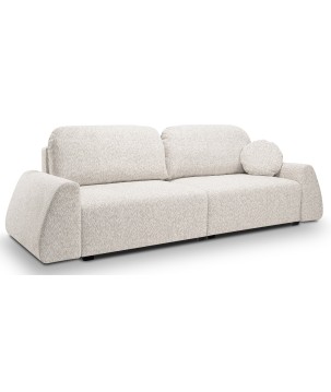 Sofa ALMI z funkcja spania i pojemnikiem JASNY BEŻ EXCITE ME 01