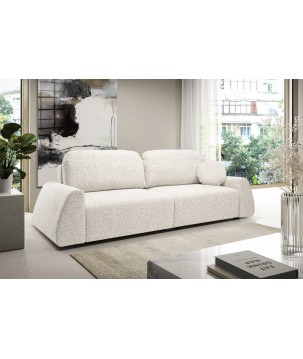 Sofa ALMI z funkcja spania i pojemnikiem JASNY BEŻ EXCITE ME 01