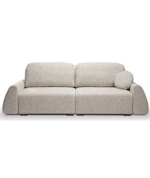 Sofa ALMI z funkcja spania i pojemnikiem BEŻOWY EXCITE ME 02