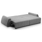 Sofa ALMI z funkcja spania i pojemnikiem SZARY EXCITE ME 13