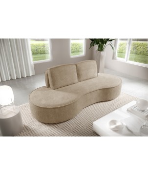 Sofa MOLLY z funkcja spania i pojemnikiem BEŻOWY ABRIAMO 03