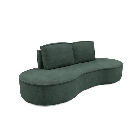 Sofa MOLLY z funkcja spania i pojemnikiem ZIELONY ABRIAMO 09