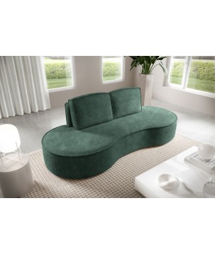 Sofa MOLLY z funkcja spania i pojemnikiem ZIELONY ABRIAMO 09