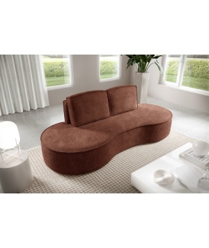 Sofa MOLLY z funkcja spania i pojemnikiem BRĄZOWY ABRIAMO 12