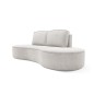 Sofa MOLLY z funkcja spania i pojemnikiem BIAŁY CURIO 02