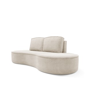 Sofa MOLLY z funkcja spania i pojemnikiem BEŻOWY CURIO 09