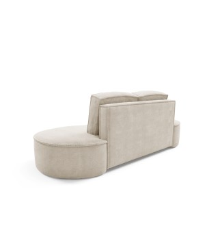 Sofa MOLLY z funkcja spania i pojemnikiem BEŻOWY CURIO 09