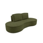 Sofa MOLLY z funkcja spania i pojemnikiem ZIELONY CURIO 39