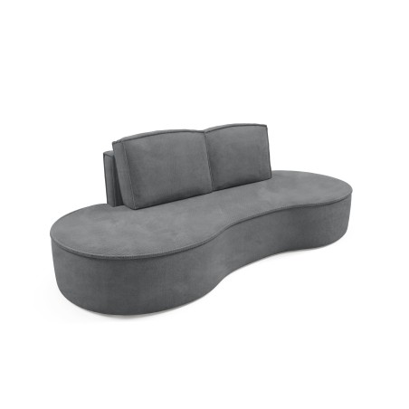 Sofa MOLLY z funkcja spania i pojemnikiem SZARY CURIO 97