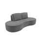 Sofa MOLLY z funkcja spania i pojemnikiem SZARY CURIO 97