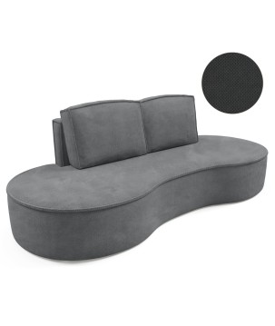 Sofa MOLLY z funkcja spania i pojemnikiem SZARY CURIO 97