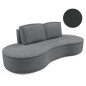 Sofa MOLLY z funkcja spania i pojemnikiem SZARY CURIO 97