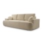 Sofa VELO z funkcja spania i pojemnikiem BEŻOWY CORAL 50