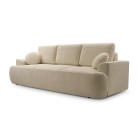 Sofa VELO z funkcja spania i pojemnikiem BEŻOWY CORAL 50