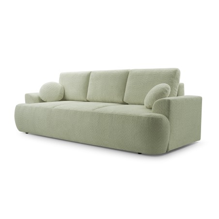 Sofa VELO z funkcja spania i pojemnikiem MIĘTOWY CORAL 55