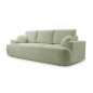 Sofa VELO z funkcja spania i pojemnikiem MIĘTOWY CORAL 55