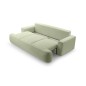 Sofa VELO z funkcja spania i pojemnikiem MIĘTOWY CORAL 55