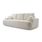 Sofa VELO z funkcja spania i pojemnikiem BIAŁY CORAL 65