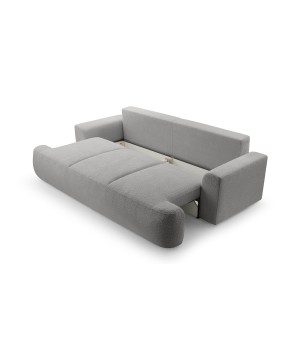 Sofa VELO z funkcja spania i pojemnikiem SZARY CORAL 75