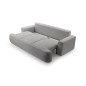 Sofa VELO z funkcja spania i pojemnikiem SZARY CORAL 75