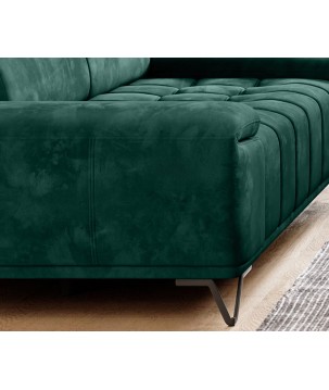 Sofa PALLADIO 2 osobowa z regulowanymi zagłówkami MONOLITH 37 WERSAL