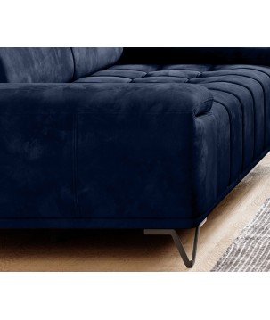 Sofa PALLADIO 2 osobowa z regulowanymi zagłówkami MONOLITH 79 WERSAL