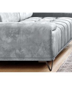 Sofa PALLADIO 2 osobowa z regulowanymi zagłówkami MONOLITH 84 WERSAL