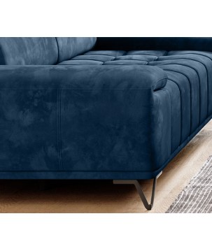 Sofa PALLADIO 3 osobowa z regulowanymi zagłówkami MONOLITH 77 WERSAL