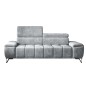 Sofa PALLADIO 3 osobowa z regulowanymi zagłówkami MONOLITH 84 WERSAL
