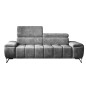 Sofa PALLADIO 3 osobowa z regulowanymi zagłówkami MONOLITH 85 WERSAL