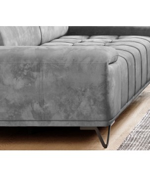 Sofa PALLADIO 3 osobowa z regulowanymi zagłówkami MONOLITH 85 WERSAL