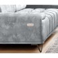 Sofa PALLADIO 2 osobowa z elektrycznym systemem rozkładania siedziska regulowane zagłówki MONOLITH 84 WERSAL
