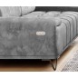 Sofa PALLADIO 2 osobowa z elektrycznym systemem rozkładania siedziska regulowane zagłówki MONOLITH 85 WERSAL