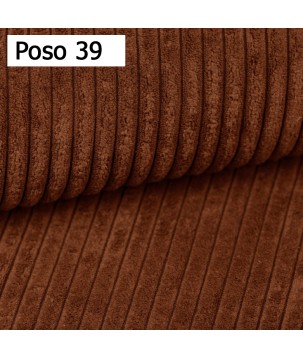 Kanapa KASJO Uniwersalny Sofo-Narożnik z funkcją spania i poduszkami, 2x pojemnik POSO 039 Miedziany DOMOHOME