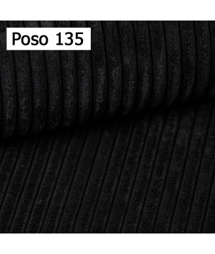 Kanapa KASJO Uniwersalny Sofo-Narożnik z funkcją spania i poduszkami, 2x pojemnik POSO 135 Grafitowy DOMOHOME