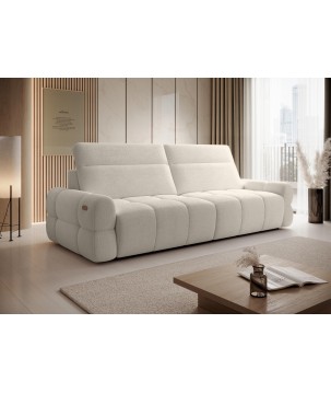 Sofa MATEO z funkcją RELAX i elektryczną regulacji siedziska tkanina PERFECT HARMONY 01 WERSAL