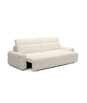 Sofa MATEO z funkcją RELAX i elektryczną regulacji siedziska tkanina PERFECT HARMONY 01 WERSAL