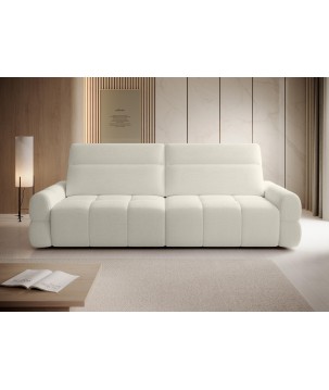 Sofa MATEO z funkcją RELAX i elektryczną regulacji siedziska tkanina PERFECT HARMONY 01 WERSAL