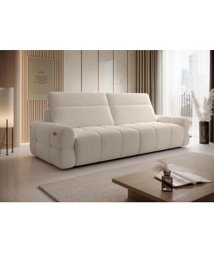 Sofa MATEO z funkcją RELAX i elektryczną regulacji siedziska tkanina PERFECT HARMONY 02 WERSAL