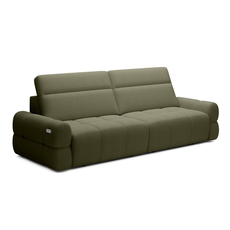 Sofa MATEO z funkcją RELAX i elektryczną regulacji siedziska tkanina PERFECT HARMONY 39 WERSAL