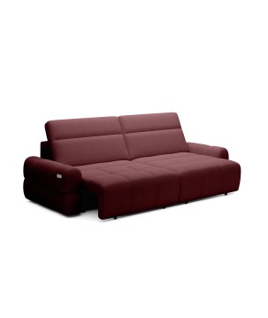 Sofa MATEO z funkcją RELAX i elektryczną regulacji siedziska tkanina PERFECT HARMONY 59 WERSAL
