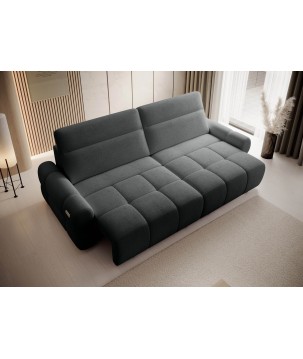 Sofa MATEO z funkcją RELAX i elektryczną regulacji siedziska tkanina PERFECT HARMONY 90 WERSAL