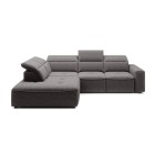 Narożnik COLOMBO L Lewostronny z elektryczną funkcją spania pojemnikiem ELEMENT 04 Popielaty WERSAL